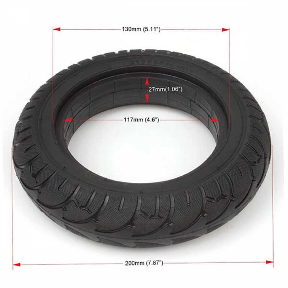 RUEDA MACIZA 200X50 PARA PATINETE ELECTRICO