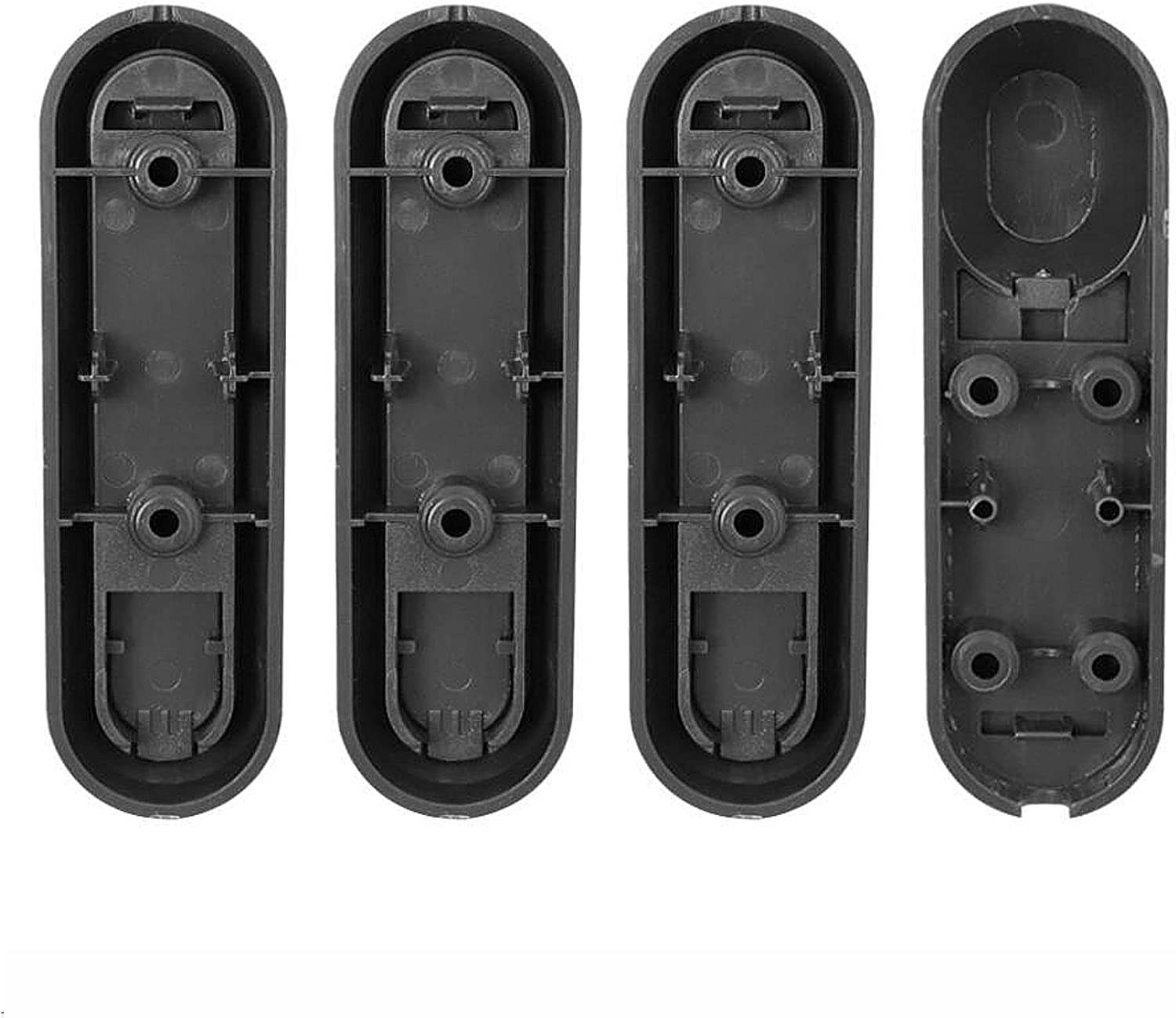 (ROJO) KIT 4PCS EMBELLECEDOR REFLECTANTE PARA PATINETE XIAOMI SCOOTER S1/ESSENTIAL/PRO/PRO2/M365 (INCLUYE TORNILLOS 10PCS)