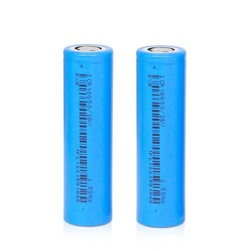 CELDAS PARA BATERÍA PATINETE ELÉCTRICO EVE ICR18650-26V 2500MAH - 7.65A