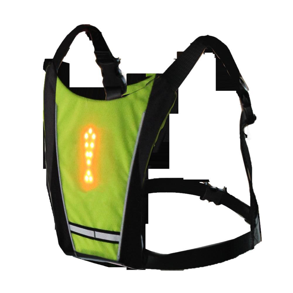 CHALECO LED REFLECTANTE CON INTERMITENTE DE SEÑALES DPARA BICICLETA SCOOTER ELÉCTRICO PATINETE IDEAL PARA CAMINATA SENDERISMO CAMINAR