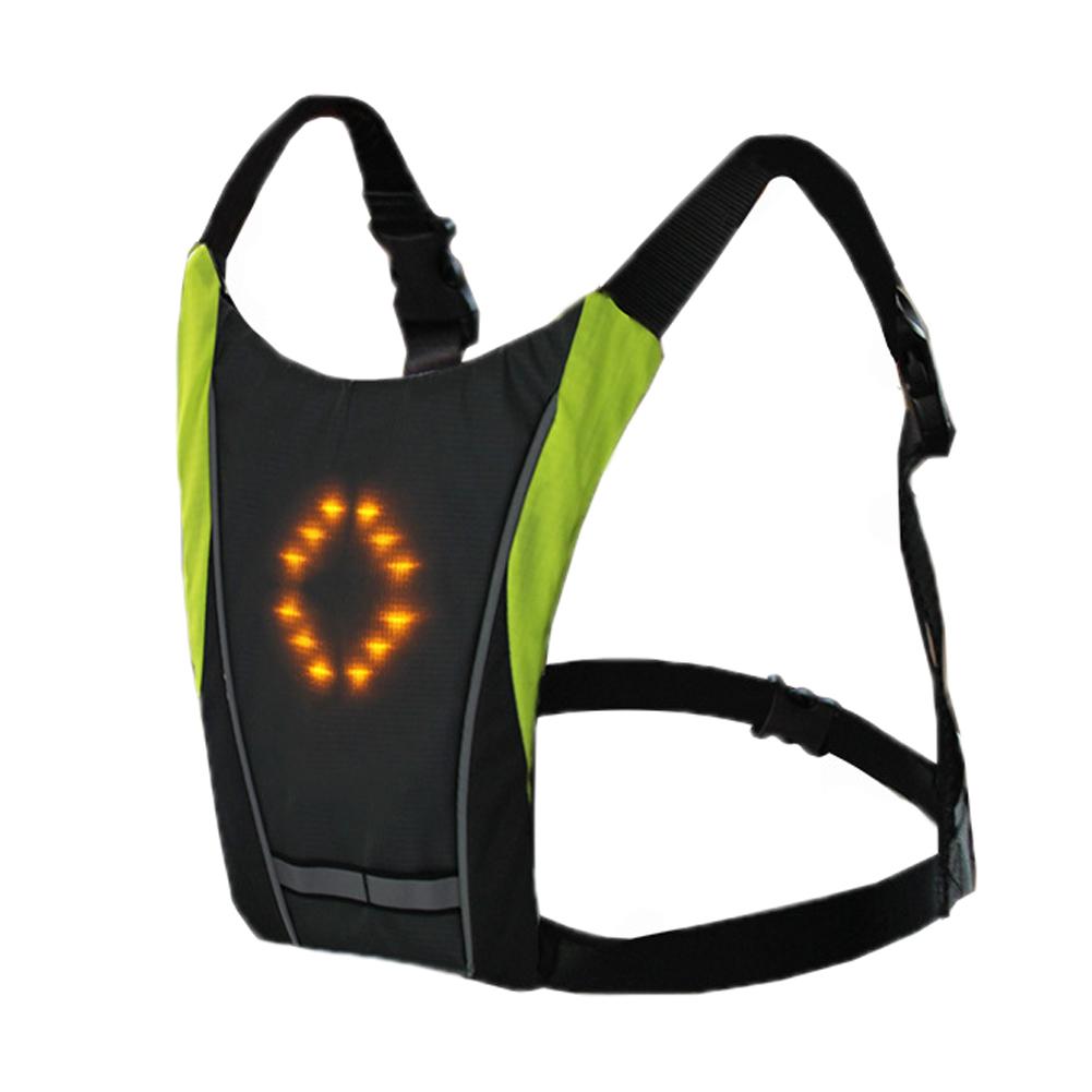 CHALECO LED REFLECTANTE CON INTERMITENTE DE SEÑALES DPARA BICICLETA SCOOTER ELÉCTRICO PATINETE IDEAL PARA CAMINATA SENDERISMO CAMINAR