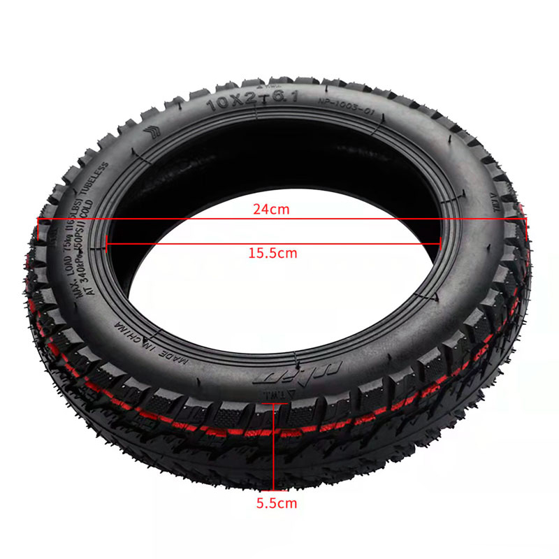 NEUMÁTICO 10x2 OFFROAD TUBELESS COMPATIBLE CON SERIES PATINETE XIAOMI SCOOTER