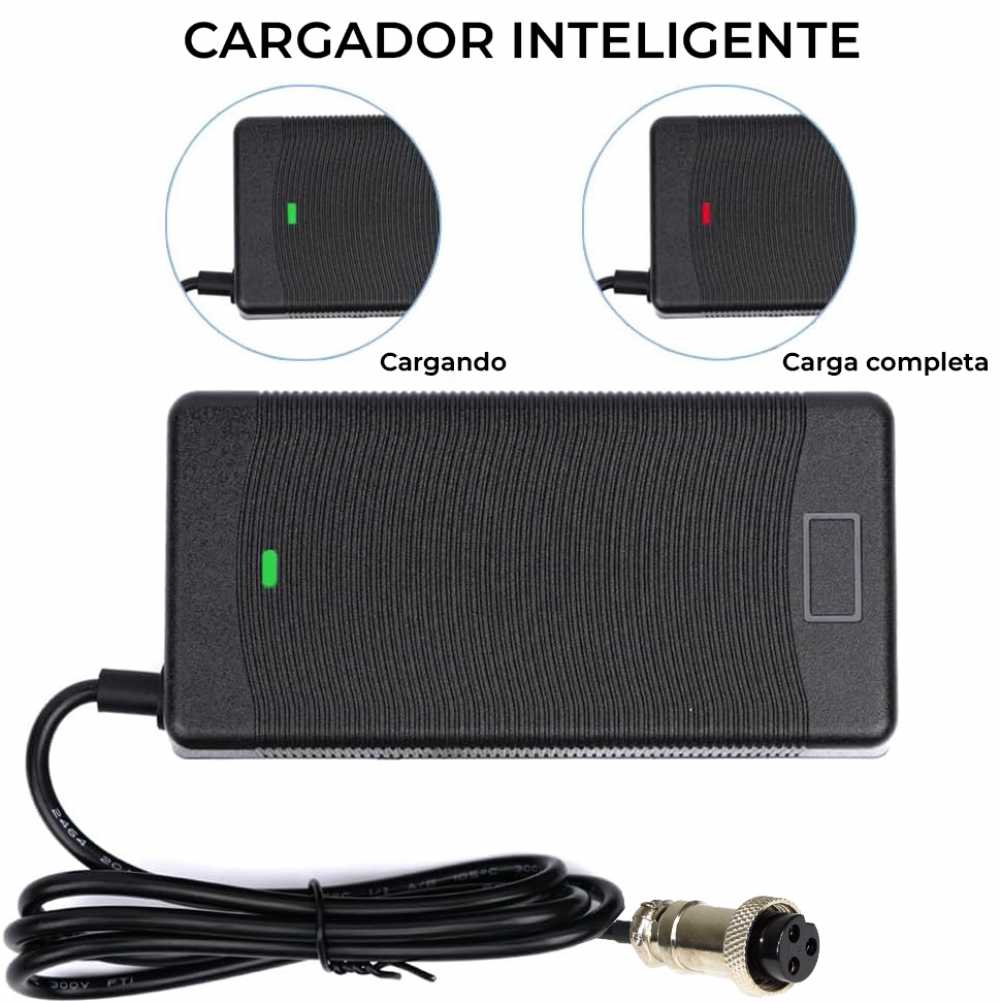 CARGADOR 54.6V-2A CONECTOR HEMBRA BASIC