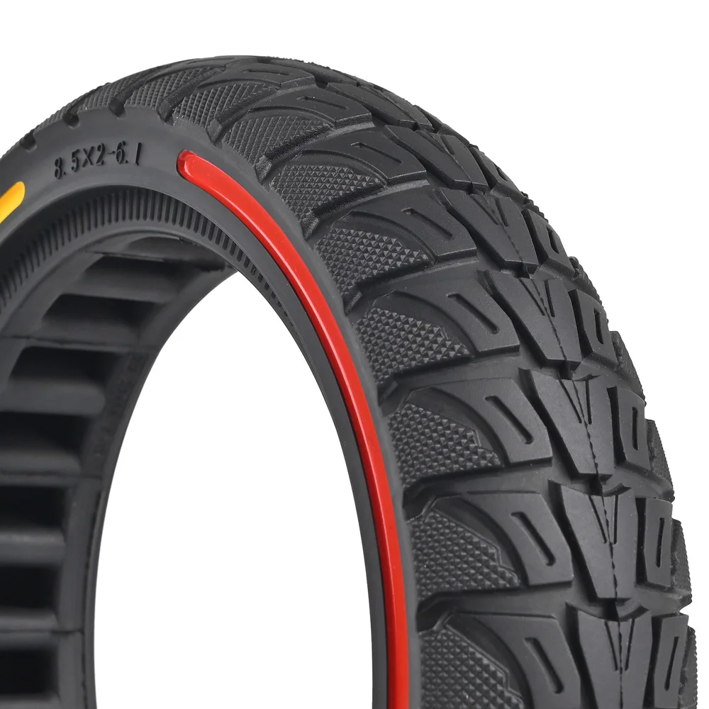 Neumático 8.5x2-6.1 sólido macizo compatible con Xiaomi M365 PRO PRO2 1S Scooter eléctrico