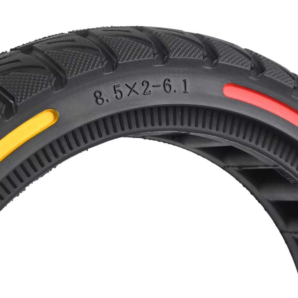 Neumático 8.5x2-6.1 sólido macizo compatible con Xiaomi M365 PRO PRO2 1S Scooter eléctrico