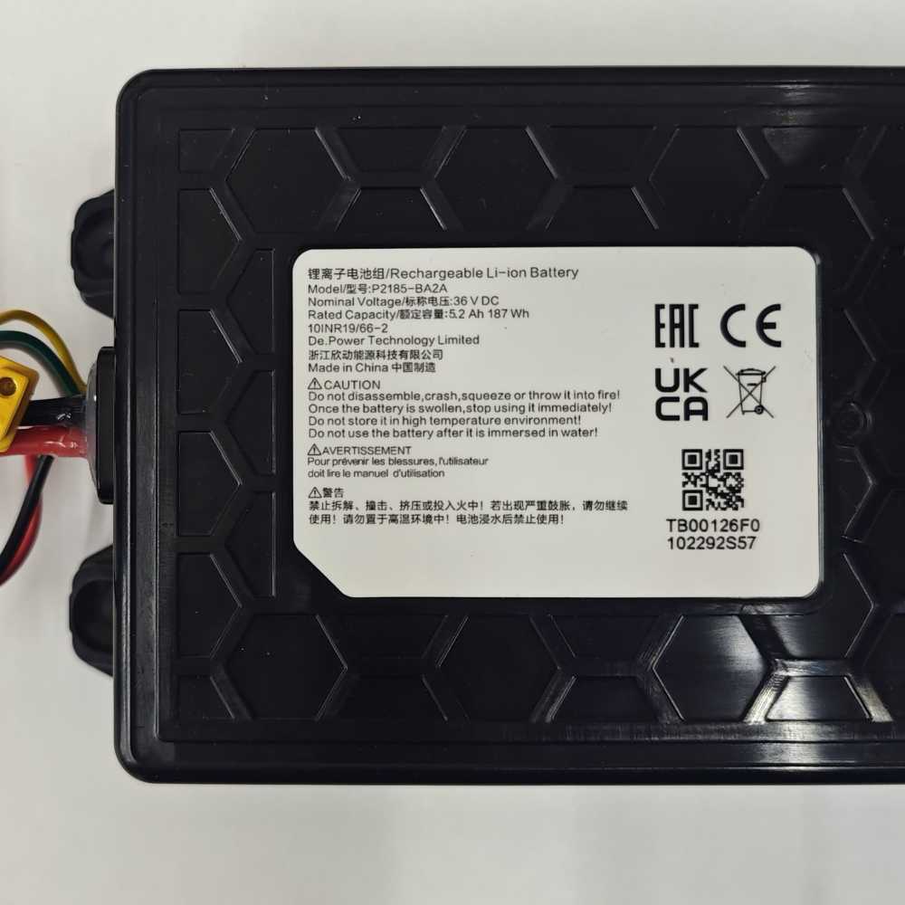 Batería Xiaomi Scooter 3 Lite Original 36V 5,2Ah 187Wh