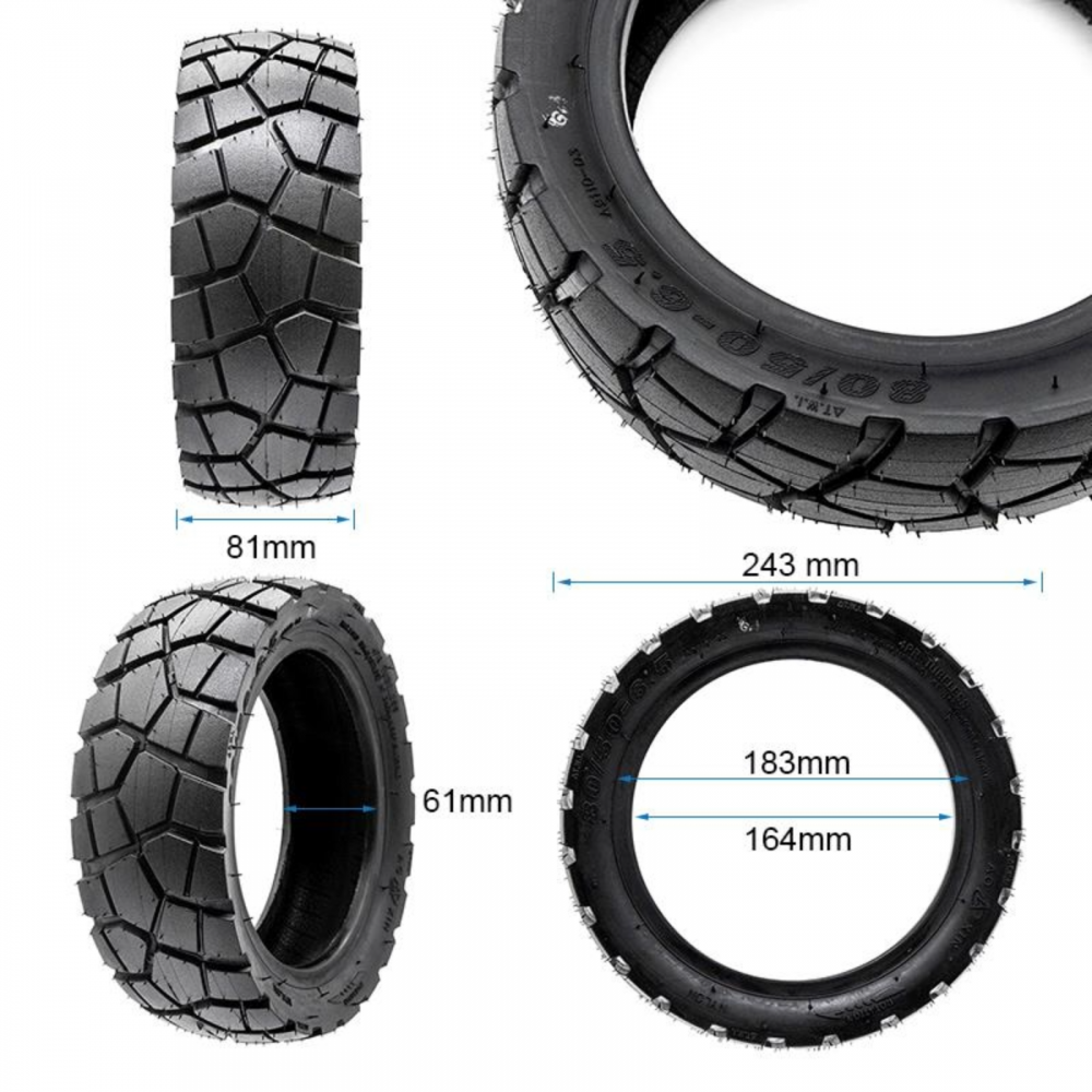 Neumático sin cámara Tubeless 80/50-6.5 [Aoxin]