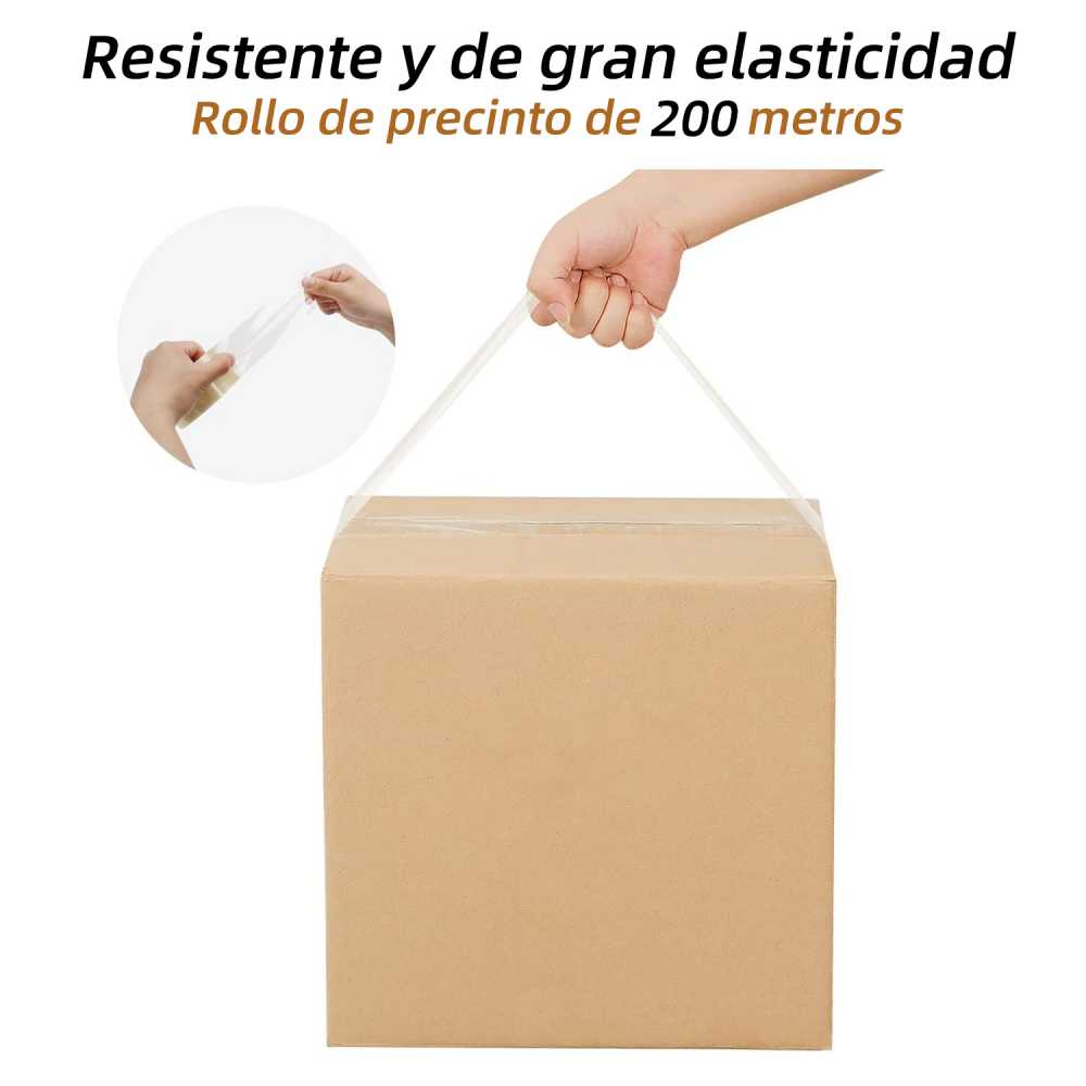 Cinta Adhesiva Transparente 48MM x 200M