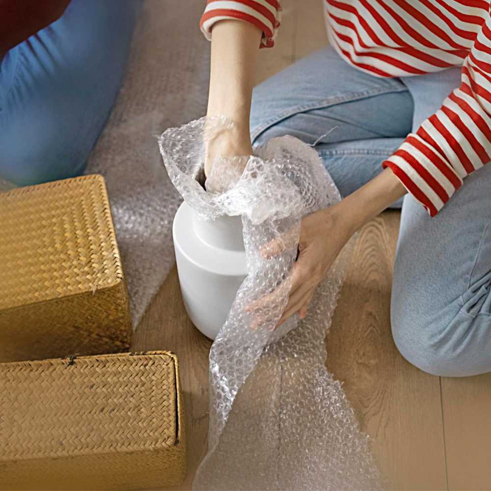 Rollo Burbuja Embalaje de Plástico 50cm Ancho y 20m longitud
