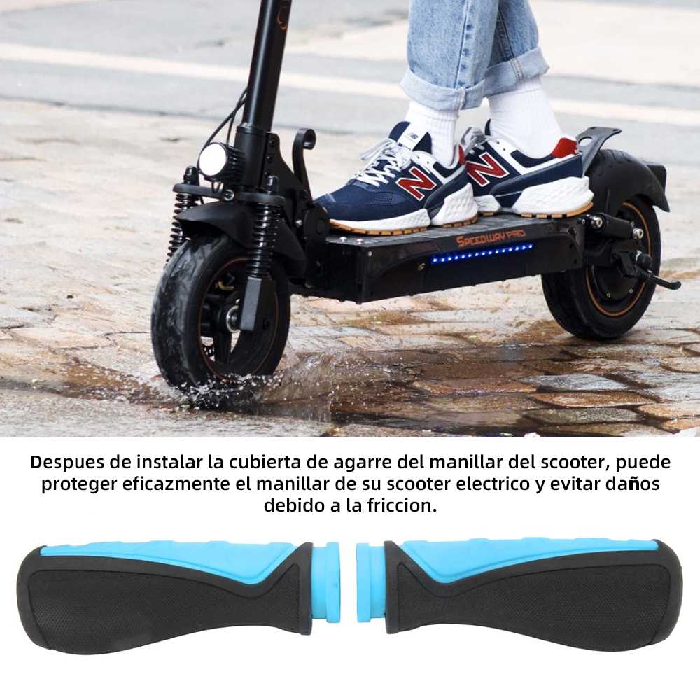 PUÑOS PARA PATINETE ELÉCTRICO COMPATIBLE CON SMARTGYRO SPEEDWAY, ROCKWAY, CROSSOVER (AZUL)
