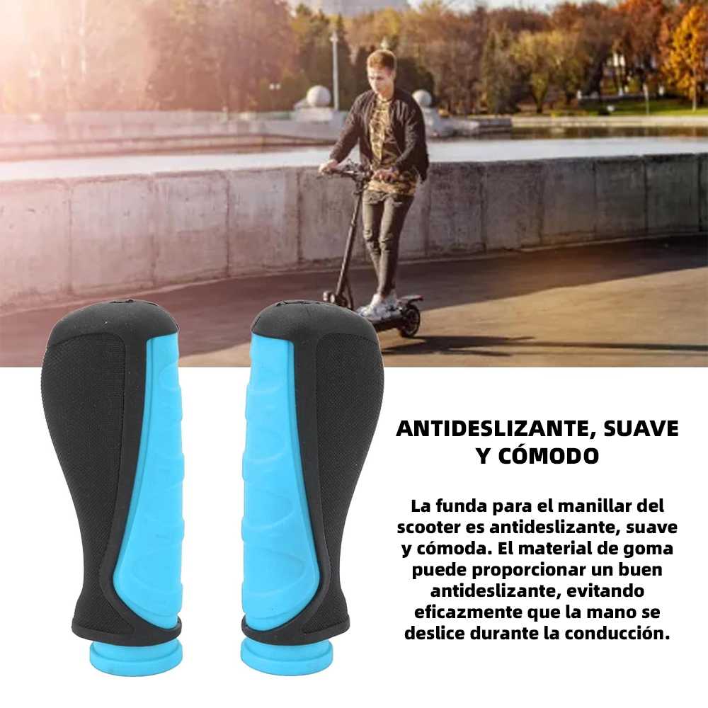 PUÑOS PARA PATINETE ELÉCTRICO COMPATIBLE CON SMARTGYRO SPEEDWAY, ROCKWAY, CROSSOVER (AZUL)