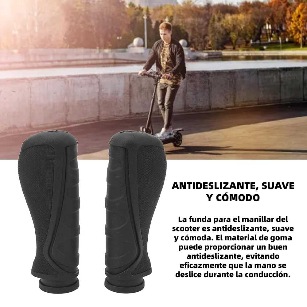 PUÑOS PARA PATINETE ELÉCTRICO COMPATIBLE CON SMARTGYRO SPEEDWAY, ROCKWAY, CROSSOVER (NEGRO)