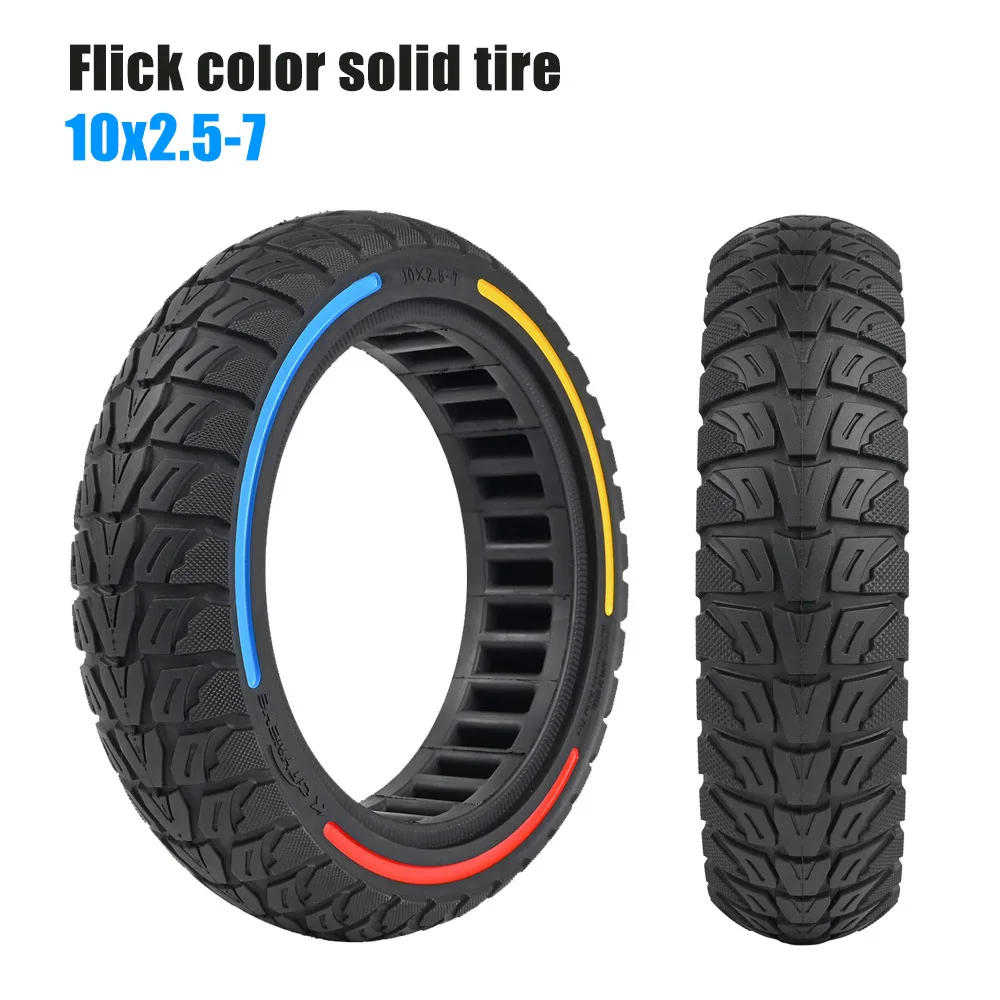 Neumático 10x2,5-7 sólido macizo para Xiaomi 4/4 Pro