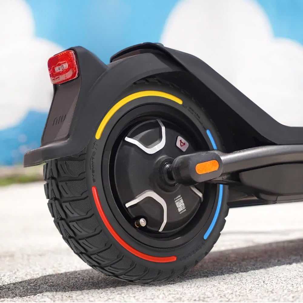 Neumático 9,5 x 2,5 – 6,1 (45mm) sólido macizo para NIU KQi3 Sport/Pro/Max Scooter eléctrico