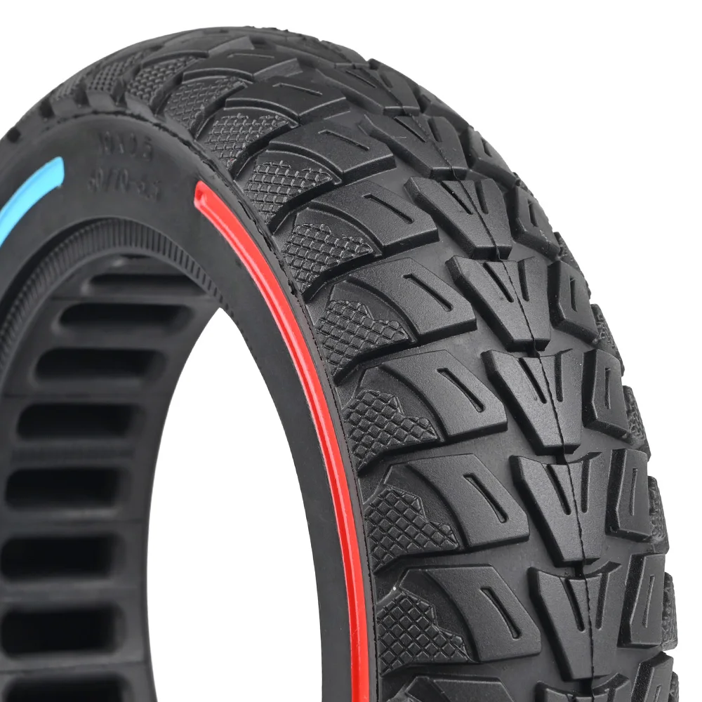 Neumático 10x2.5 - 60/70-6,5 (45mm) sólido macizo compatible con Ninebot Max G30  Scooter eléctrico