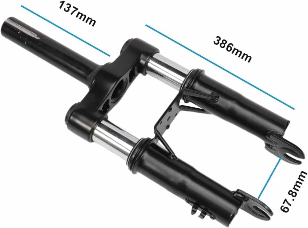Suspensión delantera + pata cabra genérica compatible con Xiaomi Scooter