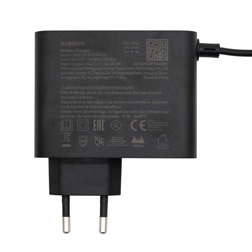Cargador Patinete Xiaomi 4 Go / MI4 Lite 2 Gen Original 24.2V - 1.5A
