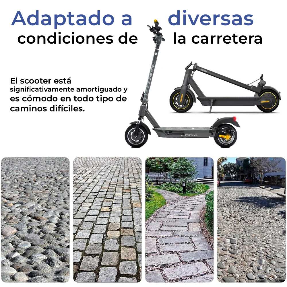 Kit Neumáticos de repuesto para Smartgyro K2 y Ninebot Max G30, neumáticos de goma 60/70-6.5, neumáticos sin cámara Tubeless