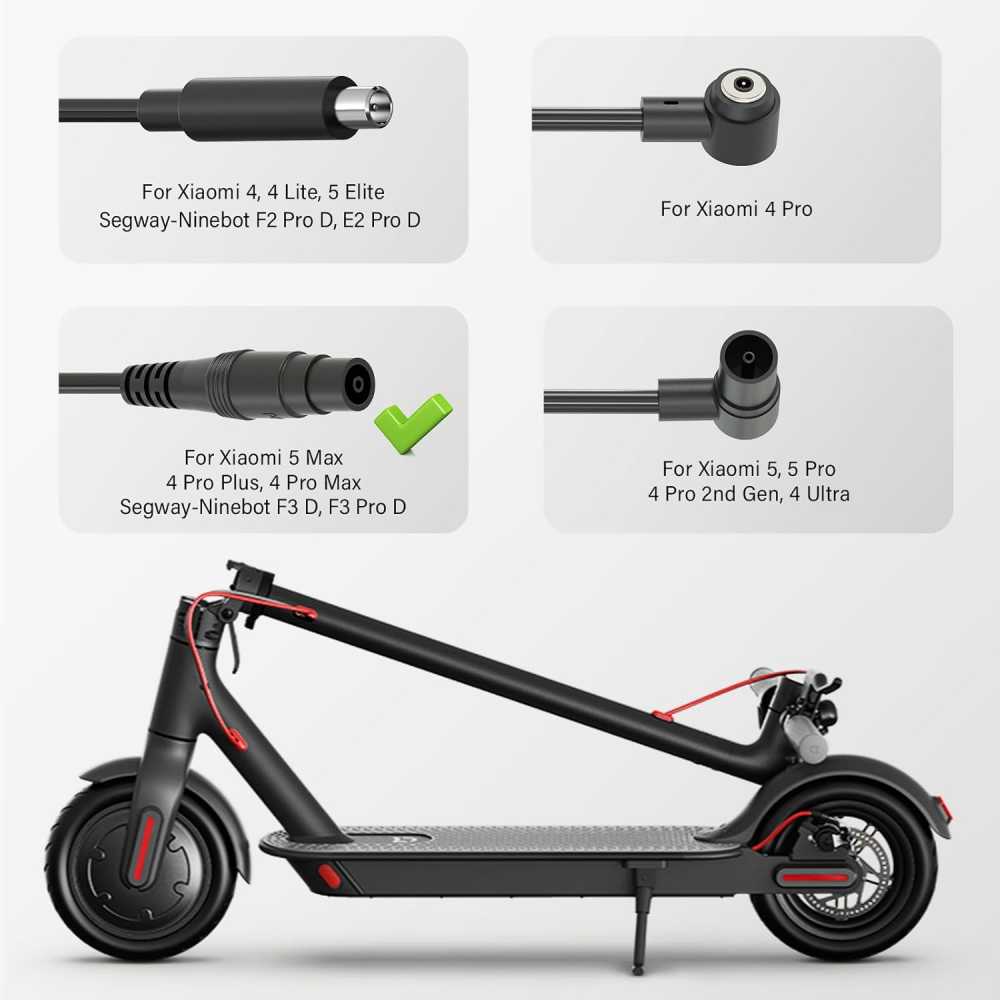 Cargador 53.6V compatible con Xiaomi 4 Pro Plus - 4 Pro Max