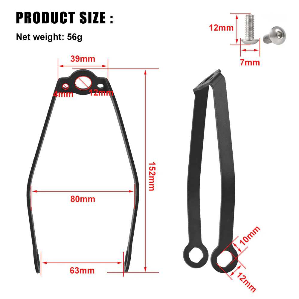 Soporte guardabarros metálico para Xiaomi Mi4