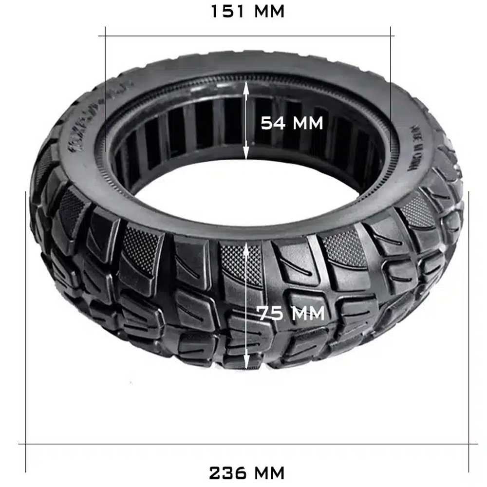 NEUMÁTICO MACIZO 10X2.70-6.5 NEDONG OFF ROAD